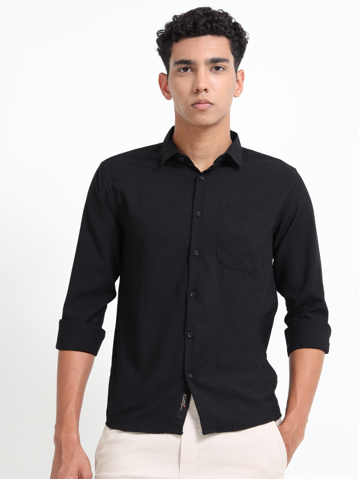 Black Slim Shirt – STC Fashion