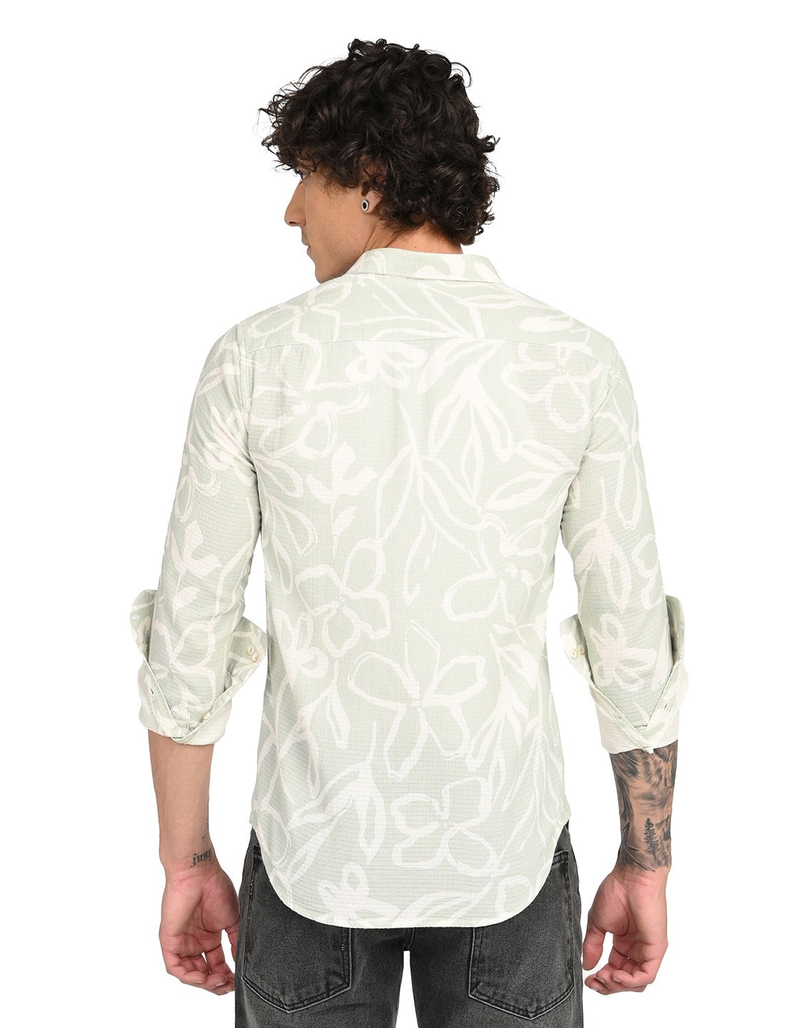 Mint Floral Shirt – STC Fashion