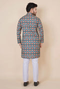 Teal Print Kurta – STC Fashion