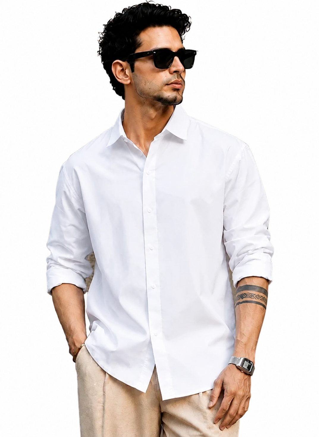 White Casual Shirt – STC Fashion