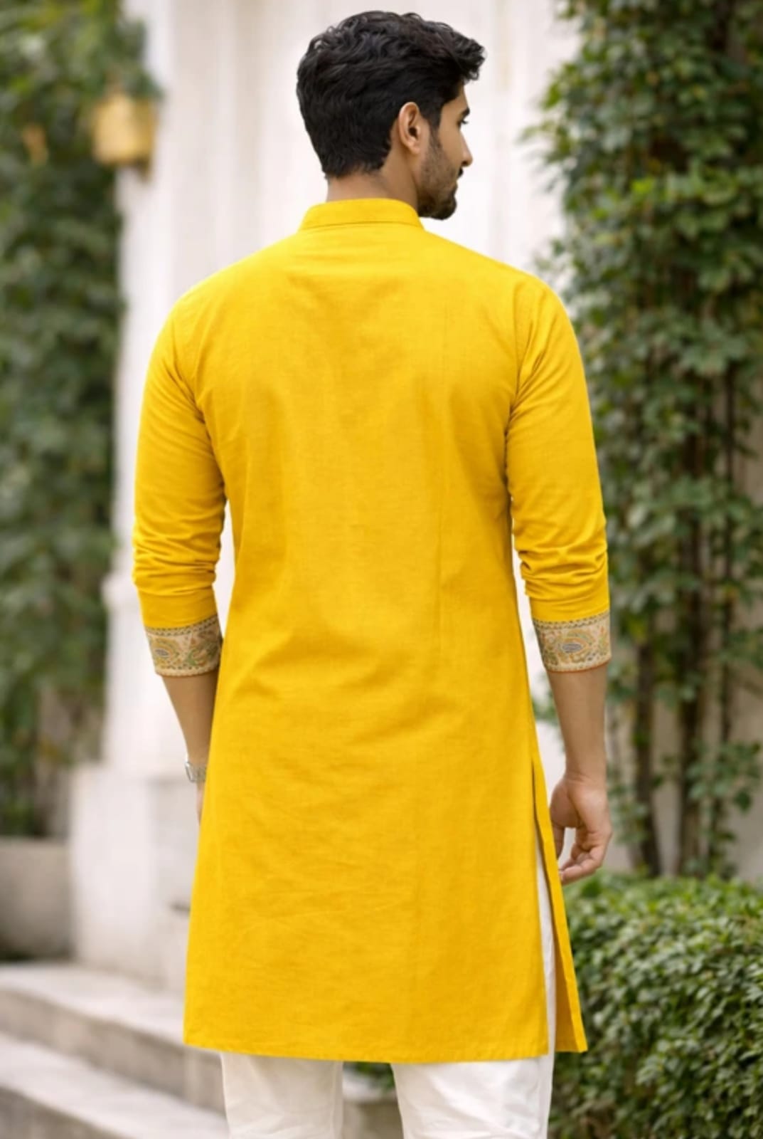 Yellow Print Kurta – STC Fashion